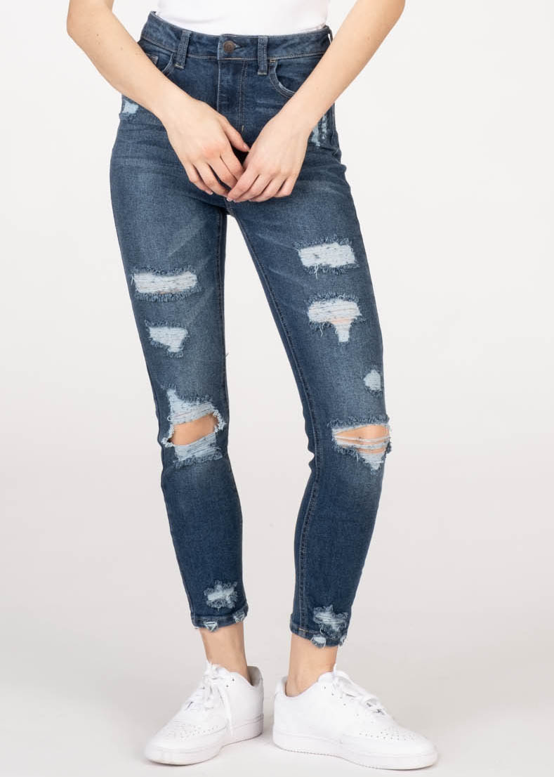 Morgan High-Rise Skinny – Vanilla Star Jeans