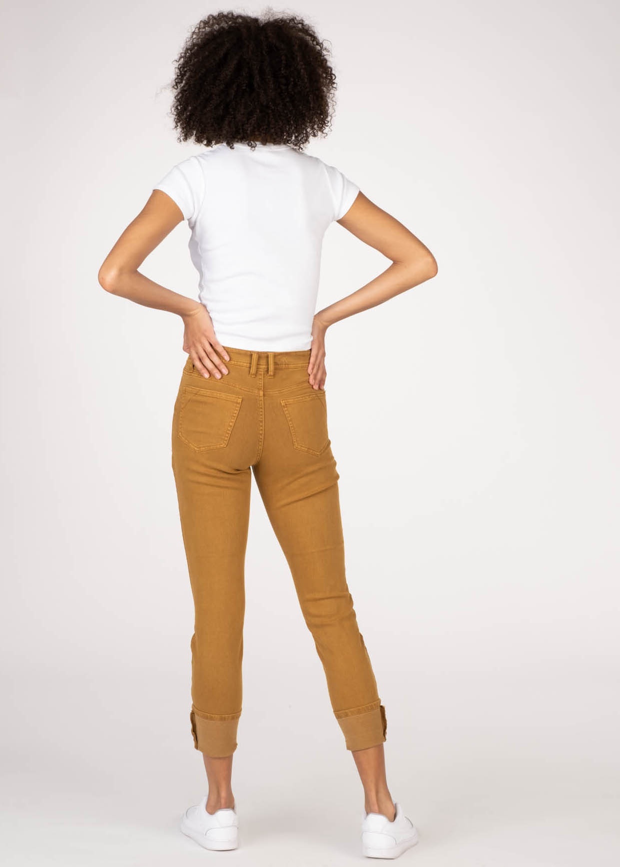 Cali Jean With Cuff – Vanilla Star Jeans